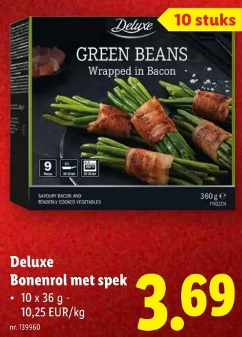 Promotie: Bonenrol met spek