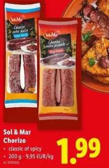 Promotie: Chorizo