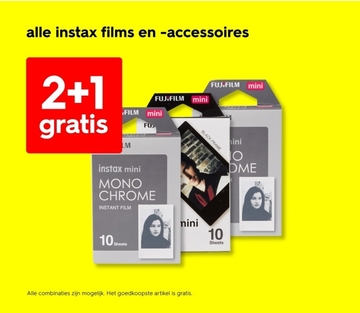 Aanbieding: instax films en -accessoires