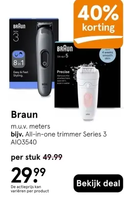 Aanbieding: All-in-one trimmer Series 3 AIO3540