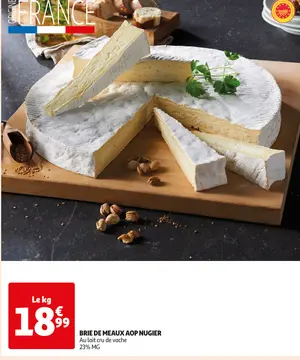 Offre: BRIE DE MEAUX AOP NUGIER