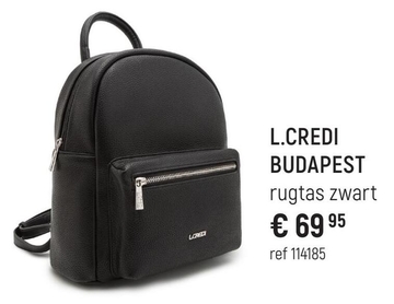 Aanbieding: L.CREDI BUDAPEST rugtas