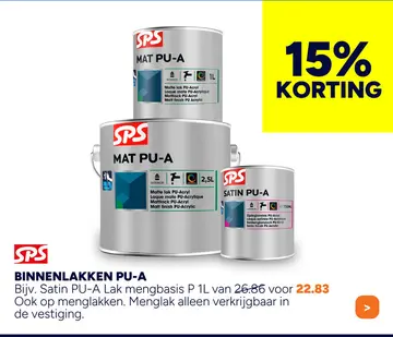 Aanbieding: BINNENLAKKEN PU-A