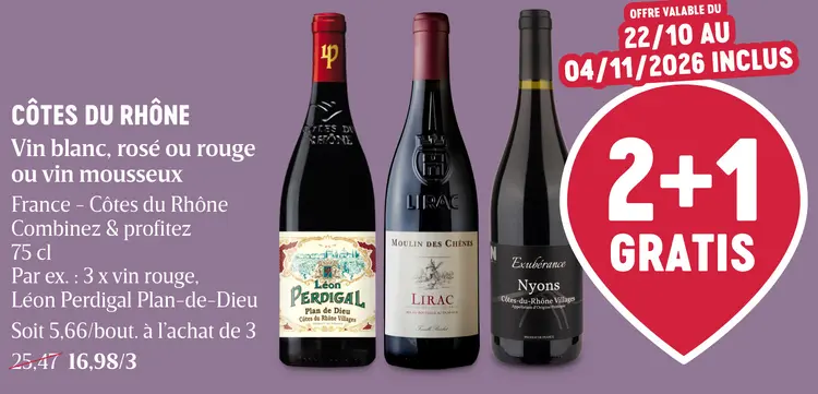 Offre: Léon Perdigal Côtes du Rhône