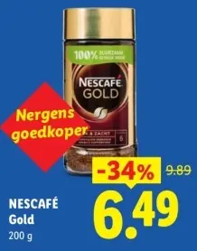 Aanbieding: Gold oploskoffie