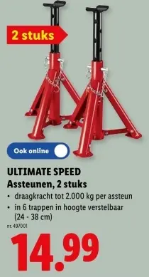 Promotie: Armsteunen, 2 stuks