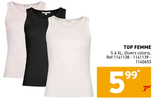 Offre: Top femme