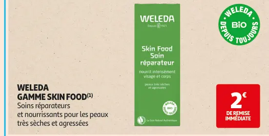 Offre: Gamme skin food