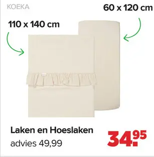 Aanbieding: Laken en Hoeslaken
