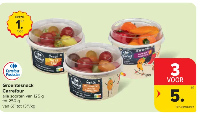 Promotie: Groentesnack