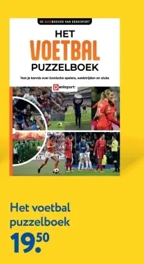 Aanbieding: Het voetbal puzzelboek