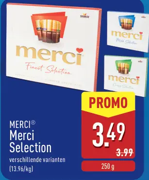 Promotie: Merci Selection