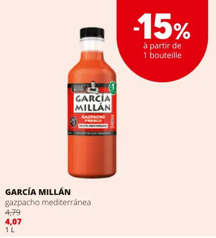 Offre: gazpacho mediterránea