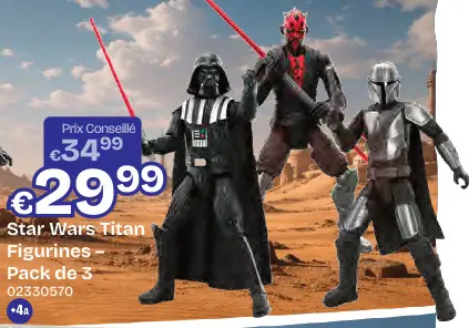 Offre: Titan Figurines - Pack de 3