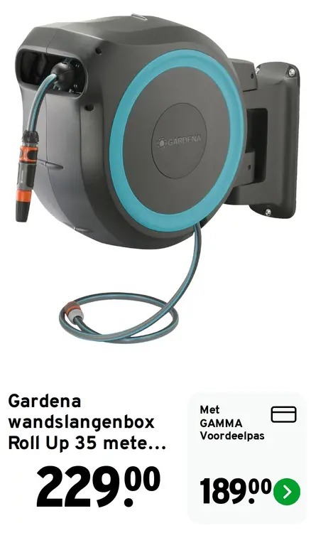 Aanbieding: Wandslangenbox Roll Up 35 meter