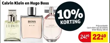 Aanbieding: Calvin Klein en Hugo Boss
