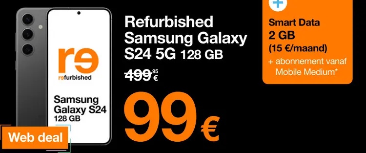 Promotie: Refurbished Samsung Galaxy S24 5G 128 GB