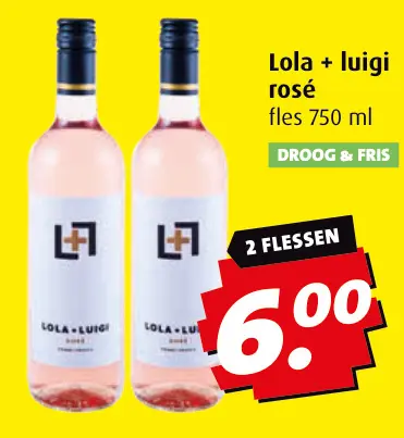 Aanbieding: Lola + Luigi rosé