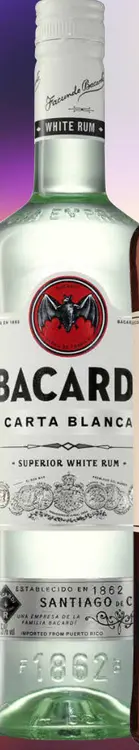 Aanbieding: Bacardi carta blanca superior white rum