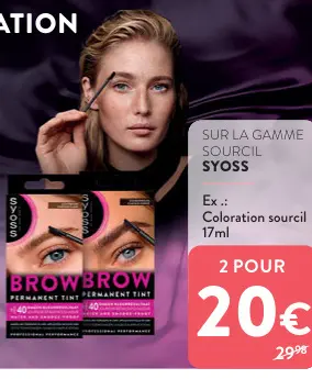 Offre: Coloration sourcil