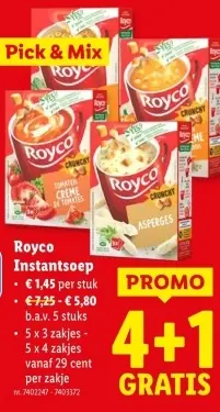Promotie: Instantsoep