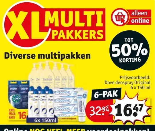 Aanbieding: Dove deospray Original