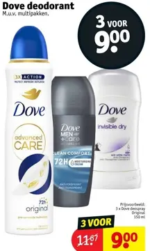 Aanbieding: Dove deodorant