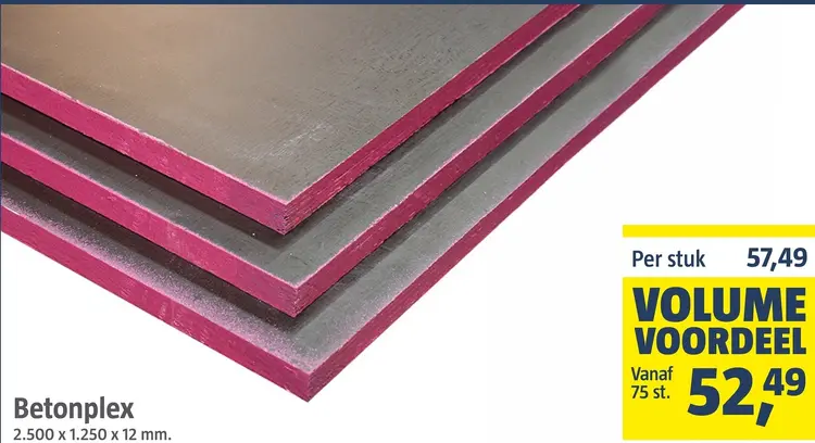 Aanbieding: Betonplex