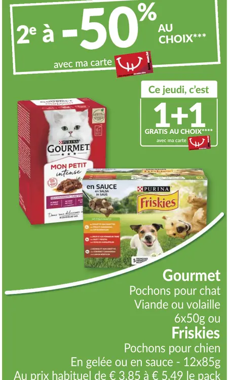 Offre: Pochons pour chat Viande ou volaille ou Friskies