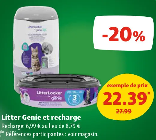 Offre: Litter Genie et recharge