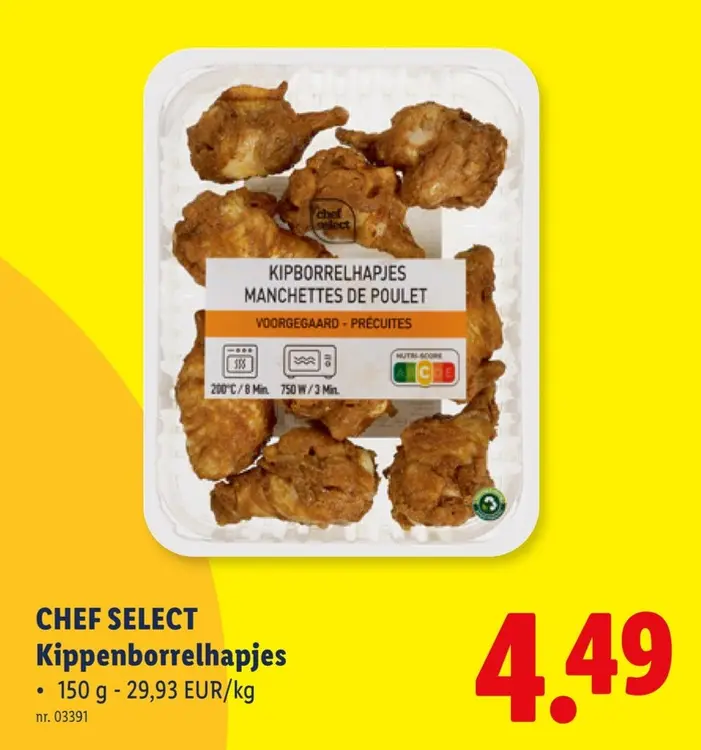 Promotie: Kippenborrelhapjes