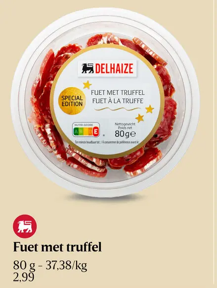 Promotie: Fuet met truffel