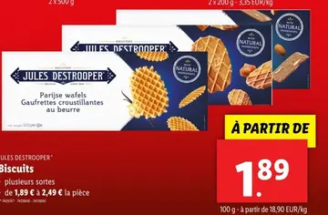 Offre: Biscuits
