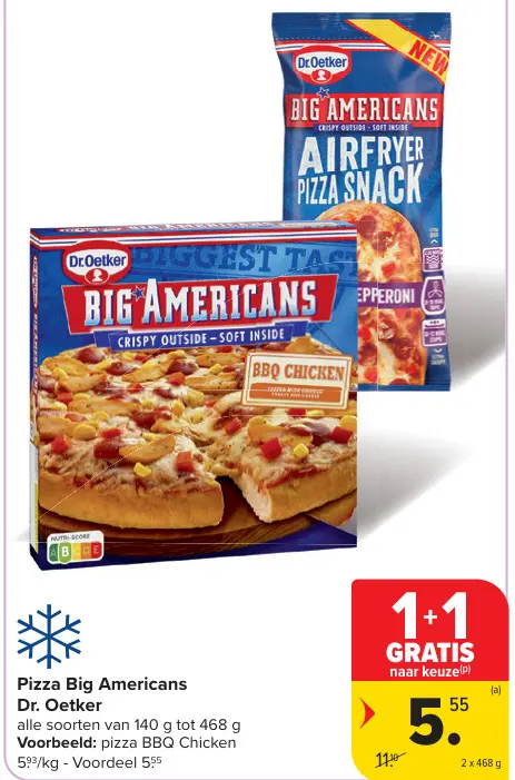 Promotie: Pizza Big Americans