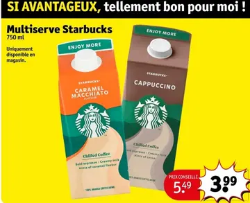 Offre: Multiserve Starbucks