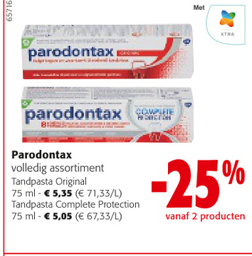 Aanbieding: Parodontax Tandpasta Original