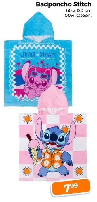Aanbieding: Badponcho Stitch