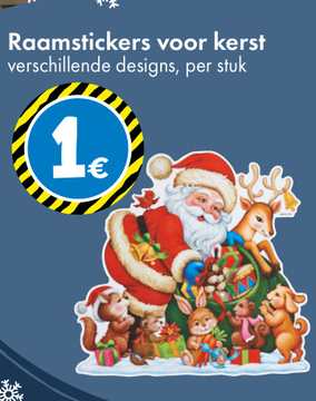 Aanbieding: Raamstickers voor kerst