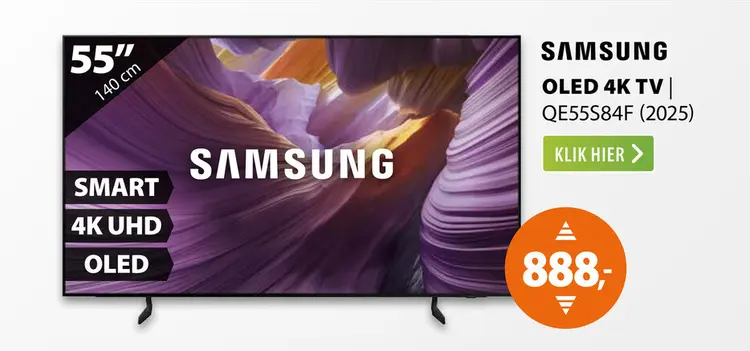 Aanbieding: Samsung OLED 4K 55S84F (2025)