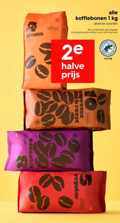 Aanbieding: koffiebonen