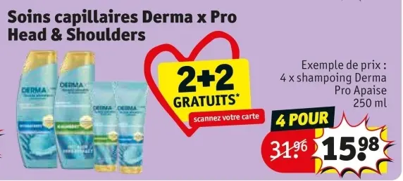 Offre: Soins capillaires Derma x Pro
