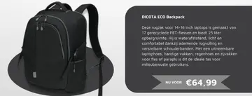 Aanbieding: Dicota ECO backpack