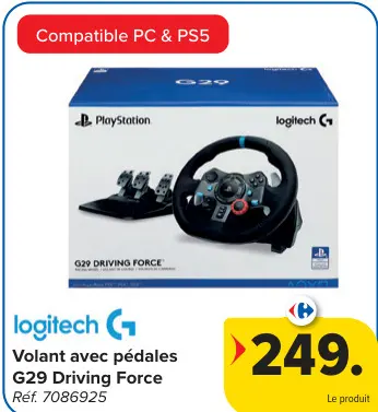 Offre: Volant avec pédales G29 Driving Force