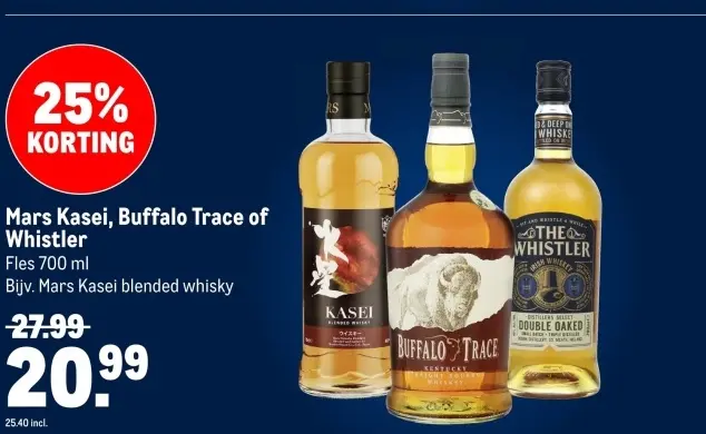 Aanbieding: Mars Kasei, Buffalo Trace of Whistler