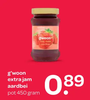 Aanbieding: extra jam aardbei
