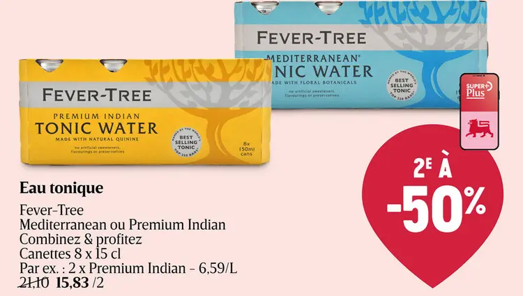 Offre: Eau tonique