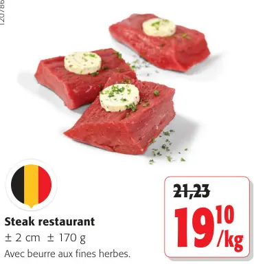 Offre: Steak restaurant