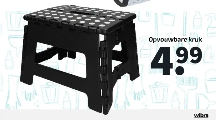 Aanbieding: Opvouwbare kruk