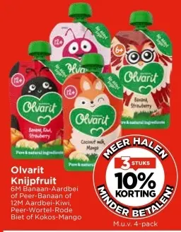 Aanbieding: Olvarit Knijpfruit