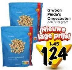 Aanbieding: Pinda's Ongezouten